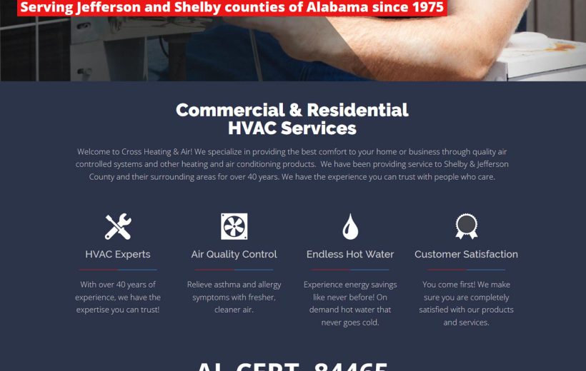 Cross Heating and Air